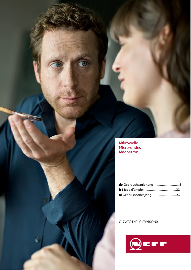 Page 1 de la notice Manuel utilisateur Neff CWR1700N