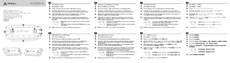 Página 1 del manual Manual de usuario Antec TRANQUIL 120 ARGB