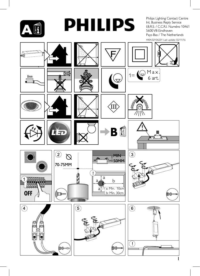 Page 1 de la notice Manuel utilisateur Philips Shellbark