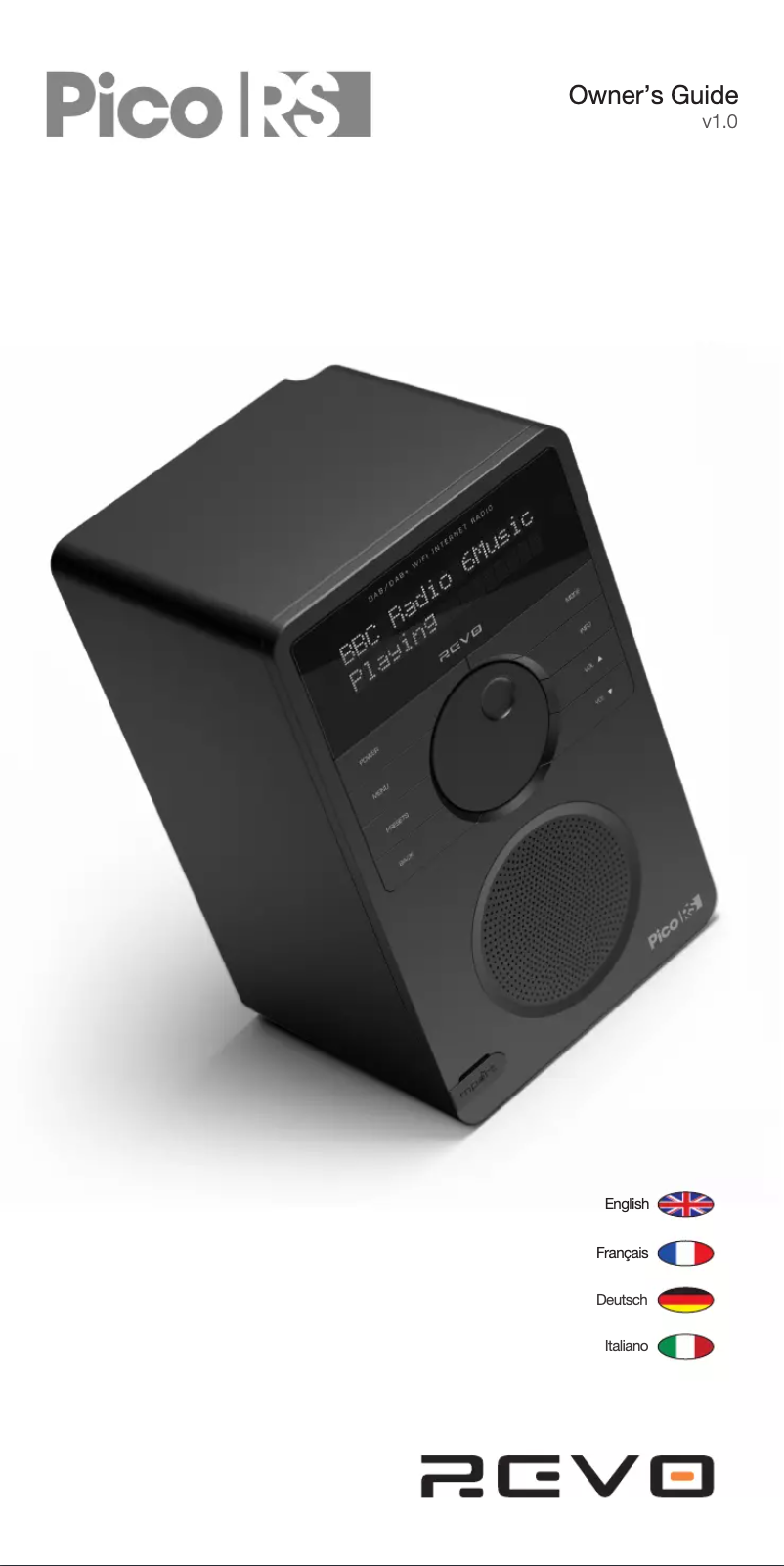 Página 1 del manual Manual de usuario REVO Pico RS