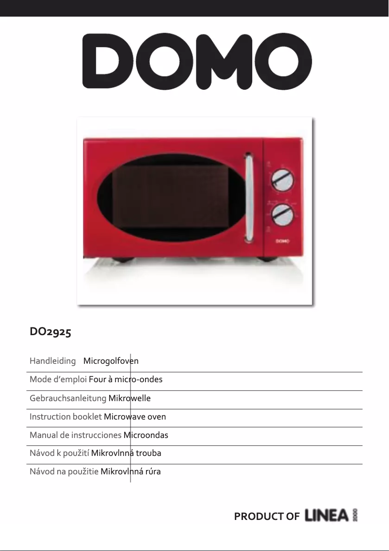 Image de la première page du manuel de l'appareil DO2925