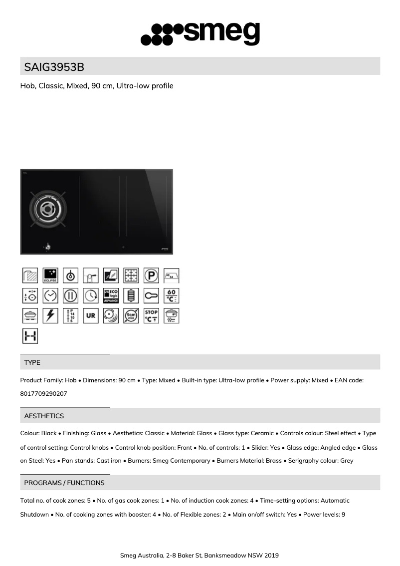 Image de la première page du manuel de l'appareil SAIG3953B