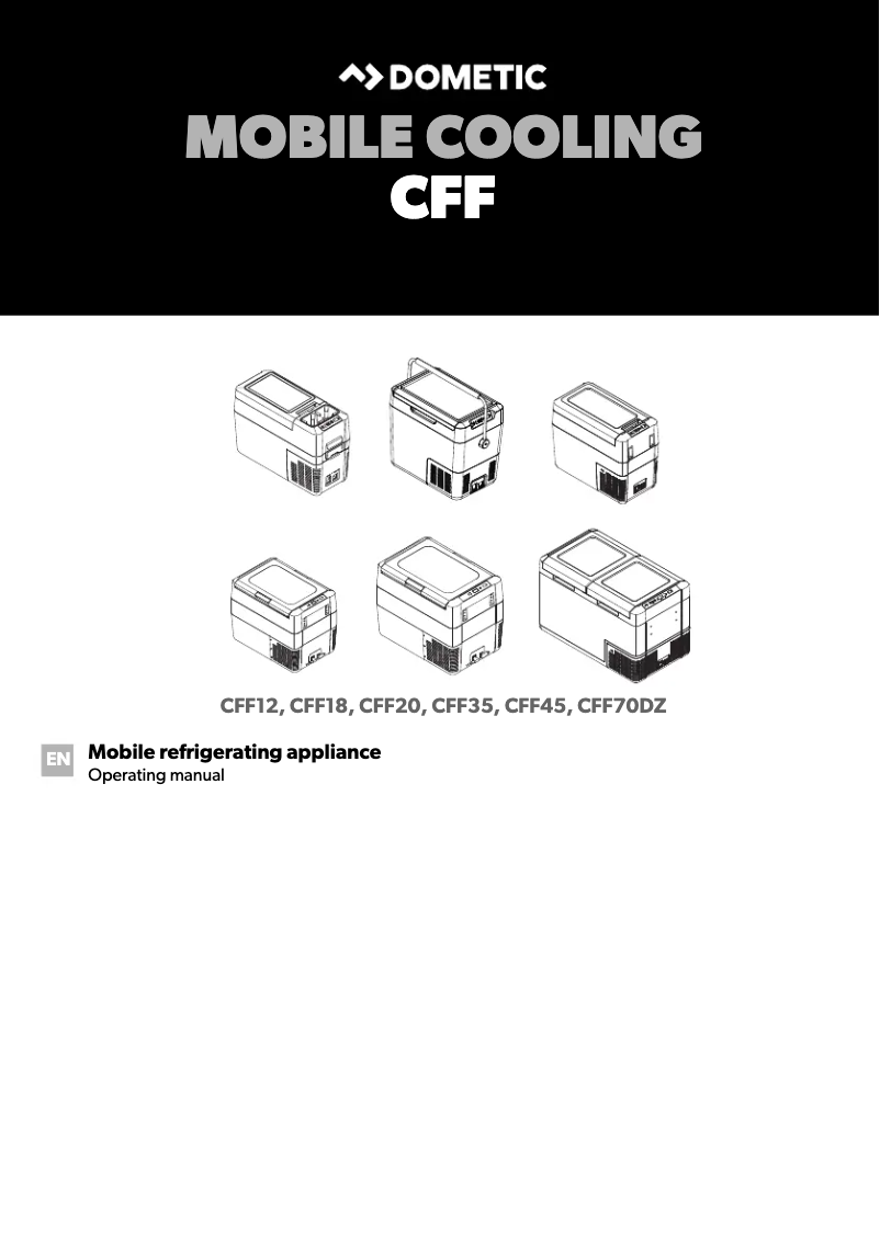 Página 1 del manual Manual de usuario Dometic CFF18