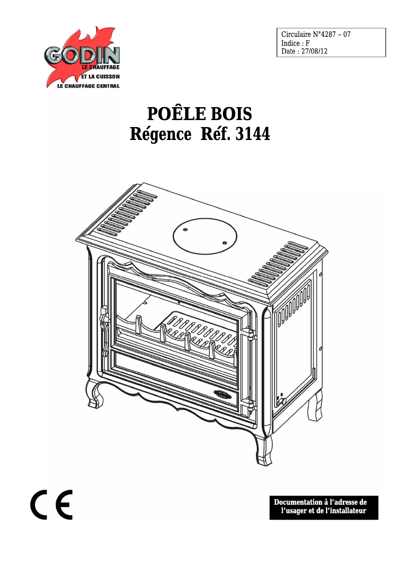 Imagen de la primera página del manual del dispositivo Regence 3144