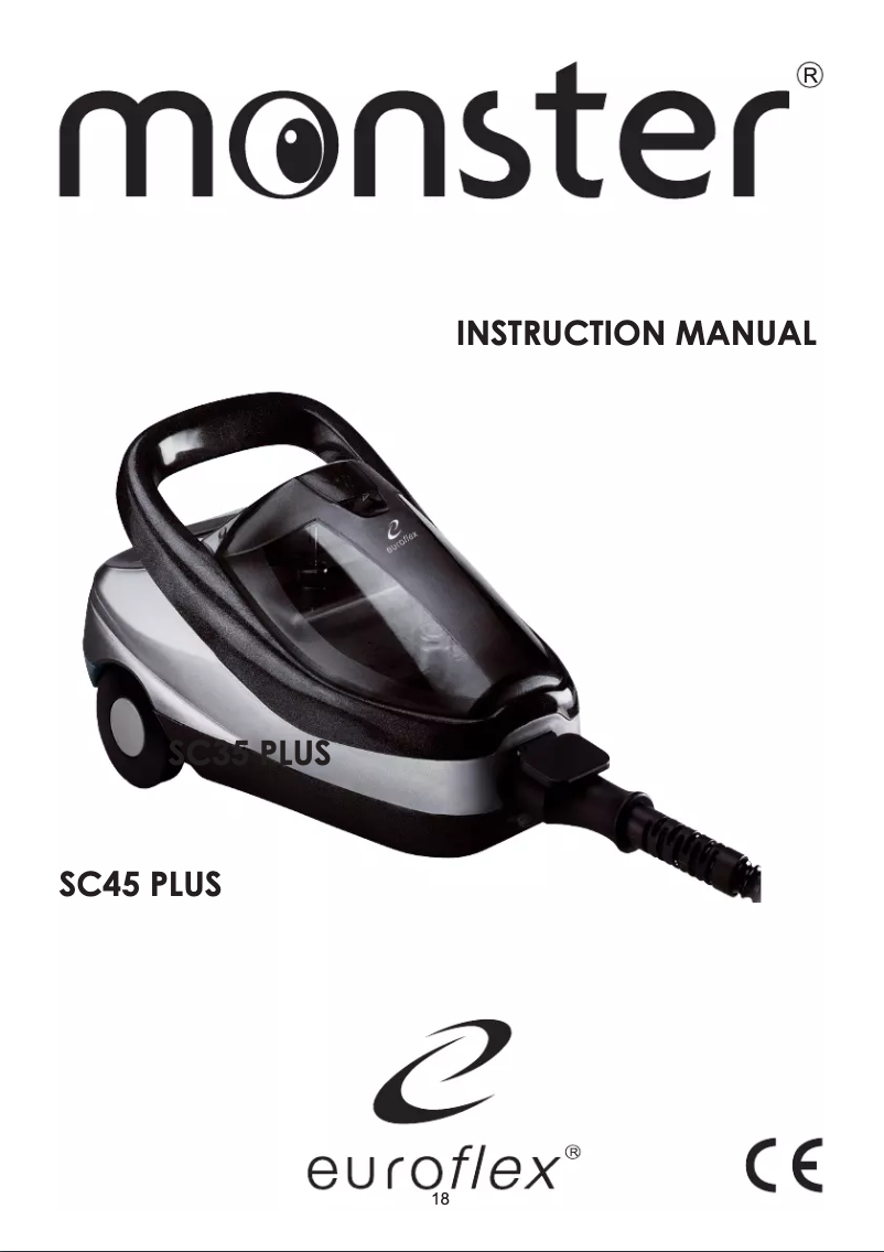 Page 1 de la notice Manuel utilisateur Euroflex Monster SC45 Plus