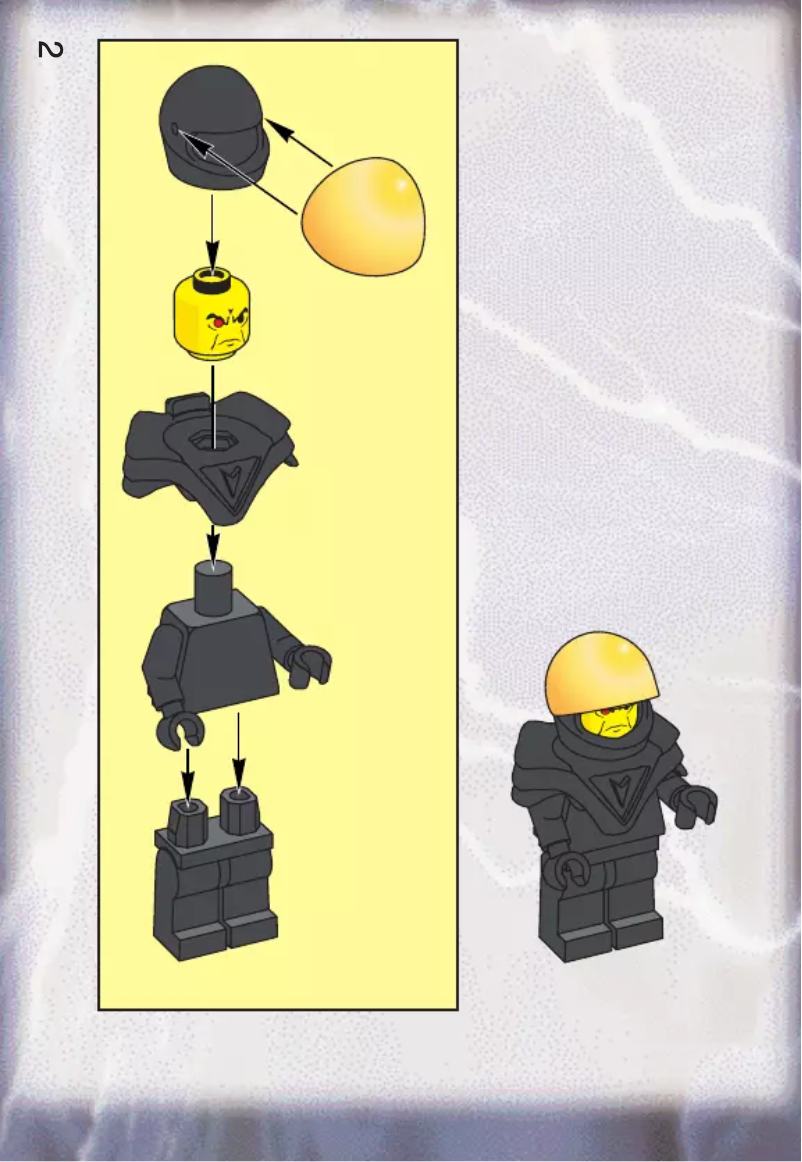 Page 1 de la notice Manuel utilisateur Lego Alpha Team 6771