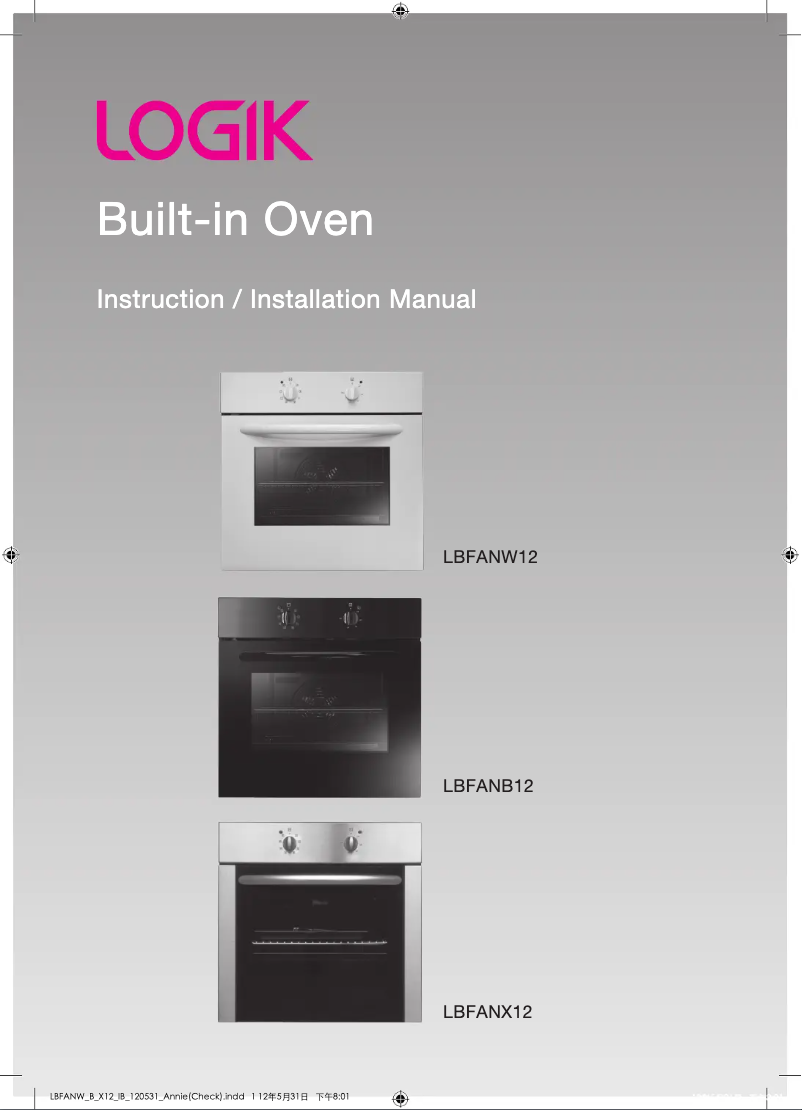 Página 1 del manual Manual de usuario Logik LBFANX12