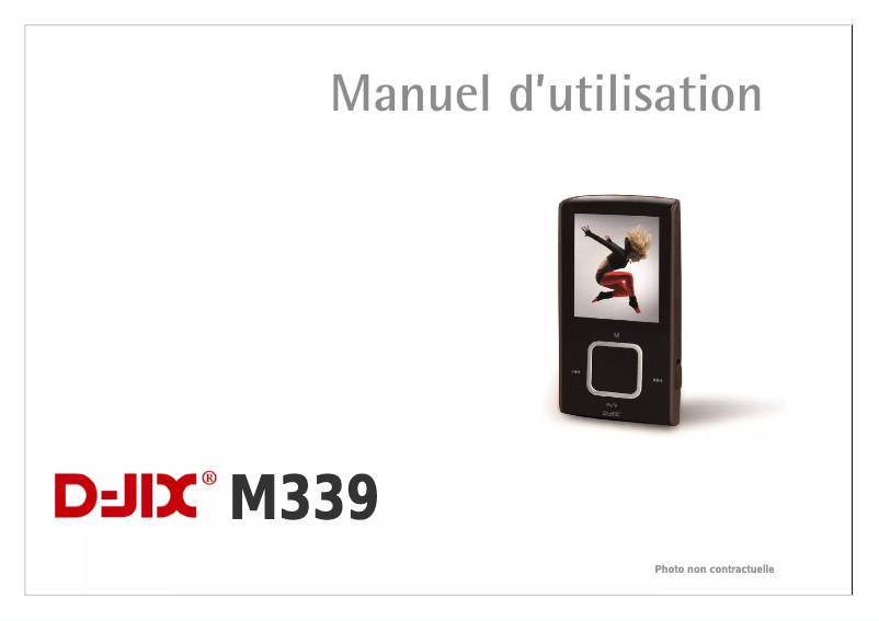 Page n°1 - Manuel utilisateur D-Jix M339