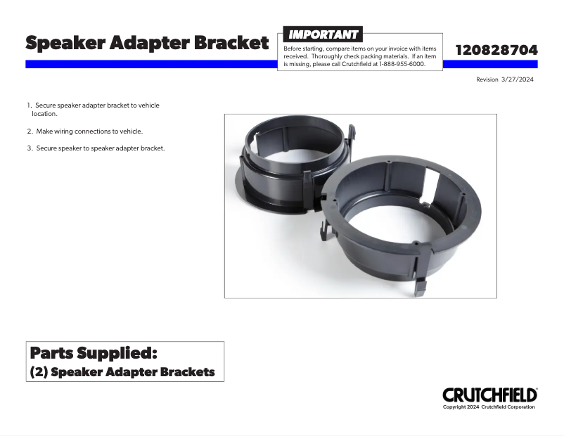 Page n°1 - Manuel utilisateur Metra 82-8704