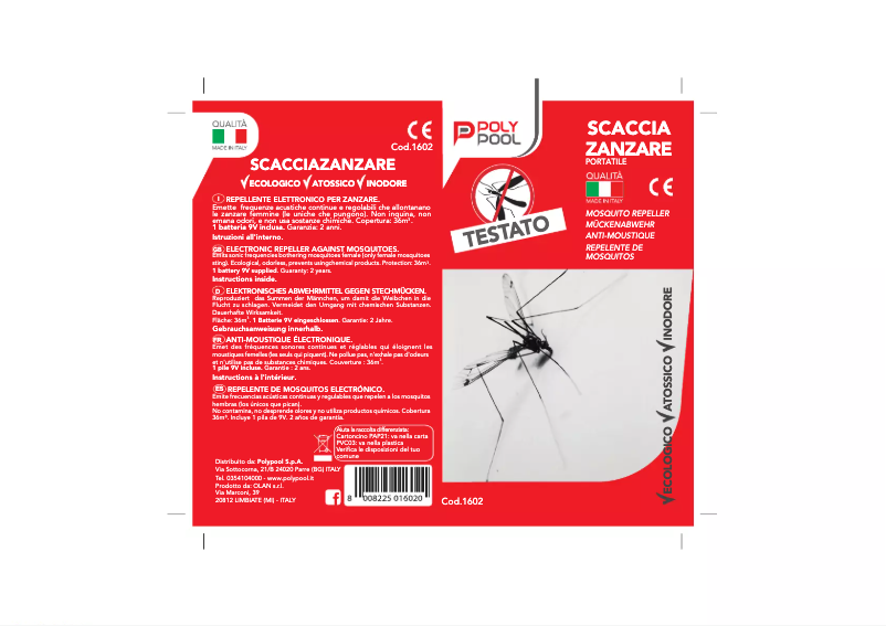 Page n°1 - Manuel utilisateur Ardes PP1602