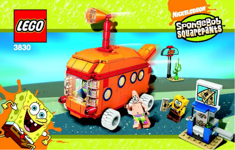 Page 1 de la notice Manuel utilisateur Lego The Bikini Bottom Express
