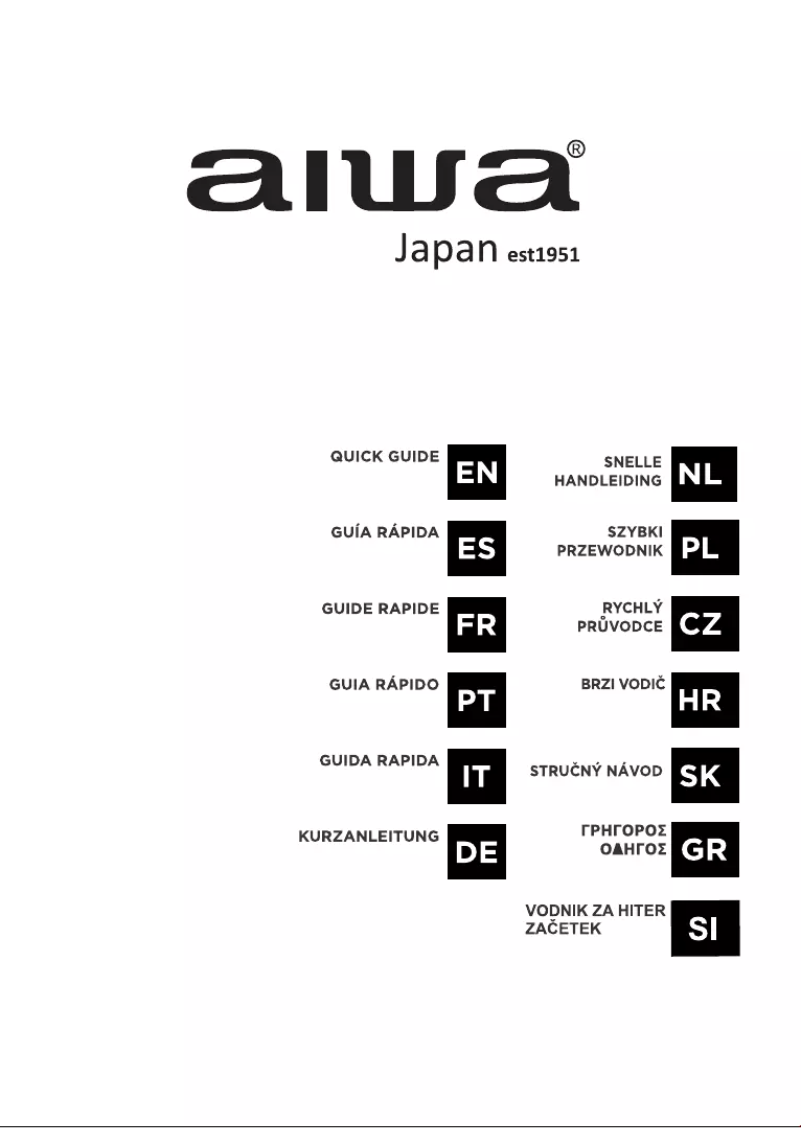 Page n°1 - Manuel utilisateur Aiwa 24AN4593-12HD