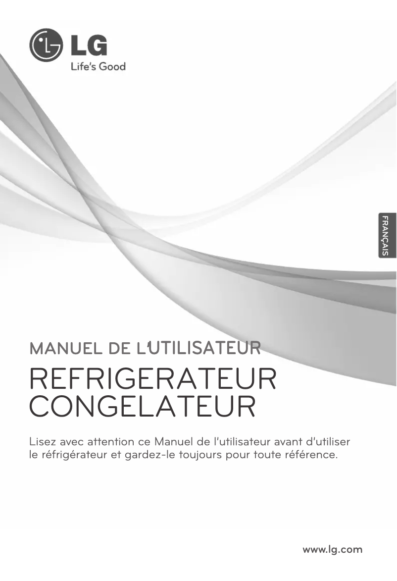 Page 1 de la notice Manuel utilisateur LG GC-399SLQW
