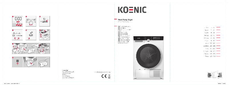 Page n°1 - Manuel utilisateur Koenic KTD 9322 A3