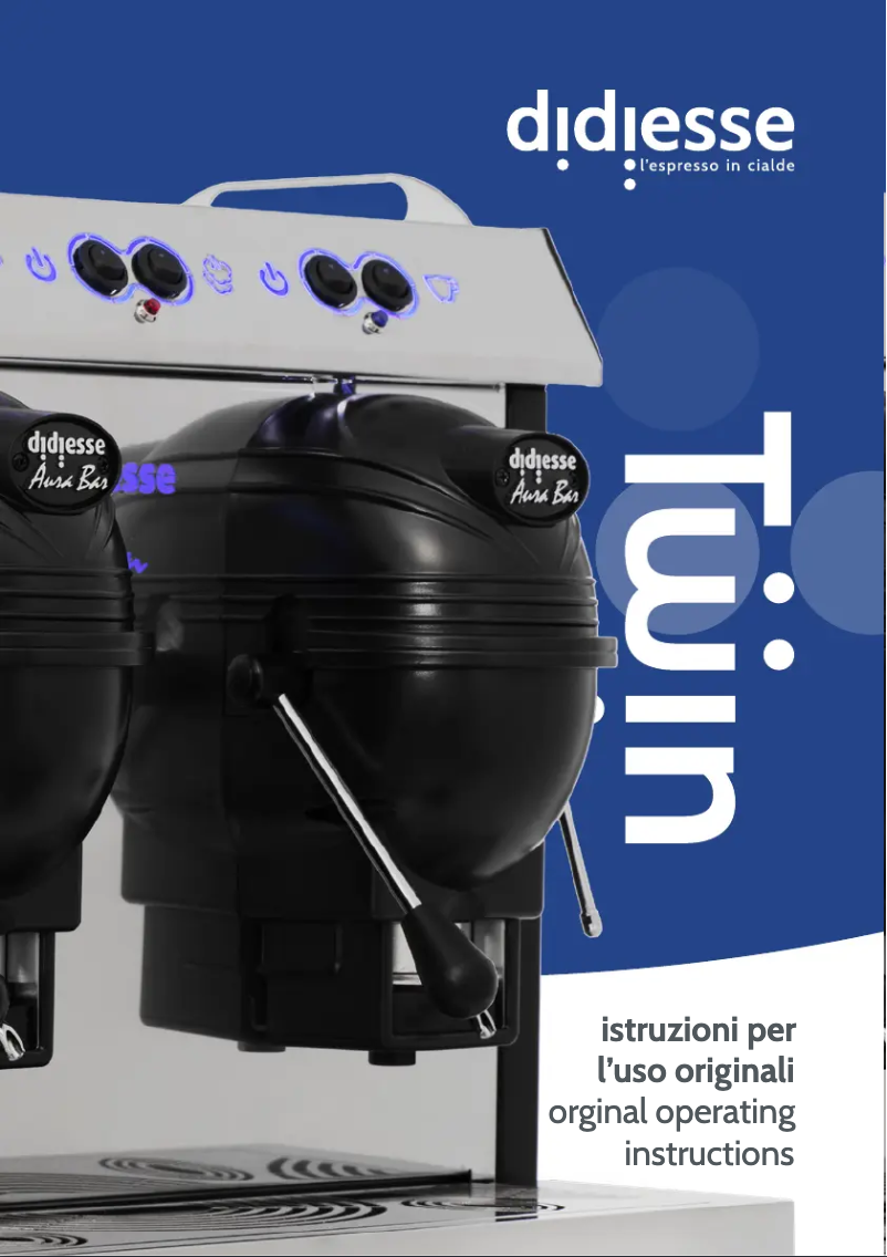 Page n°1 - Manuel utilisateur Didiesse Twin