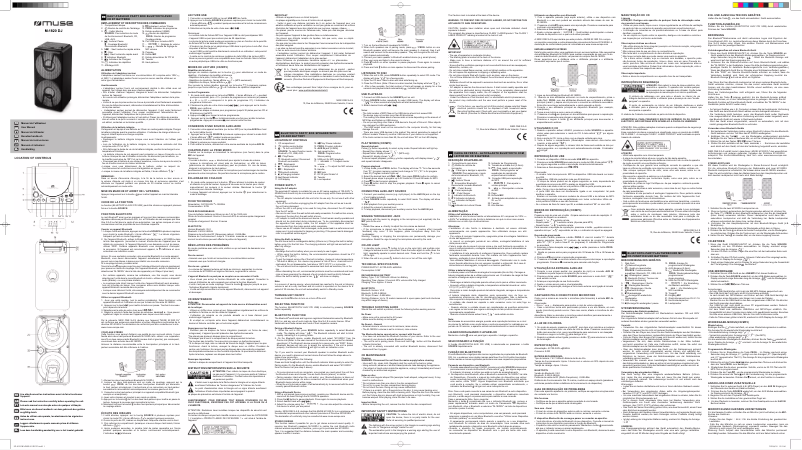 Page n°1 - Manuel utilisateur Muse M-1938 DJ