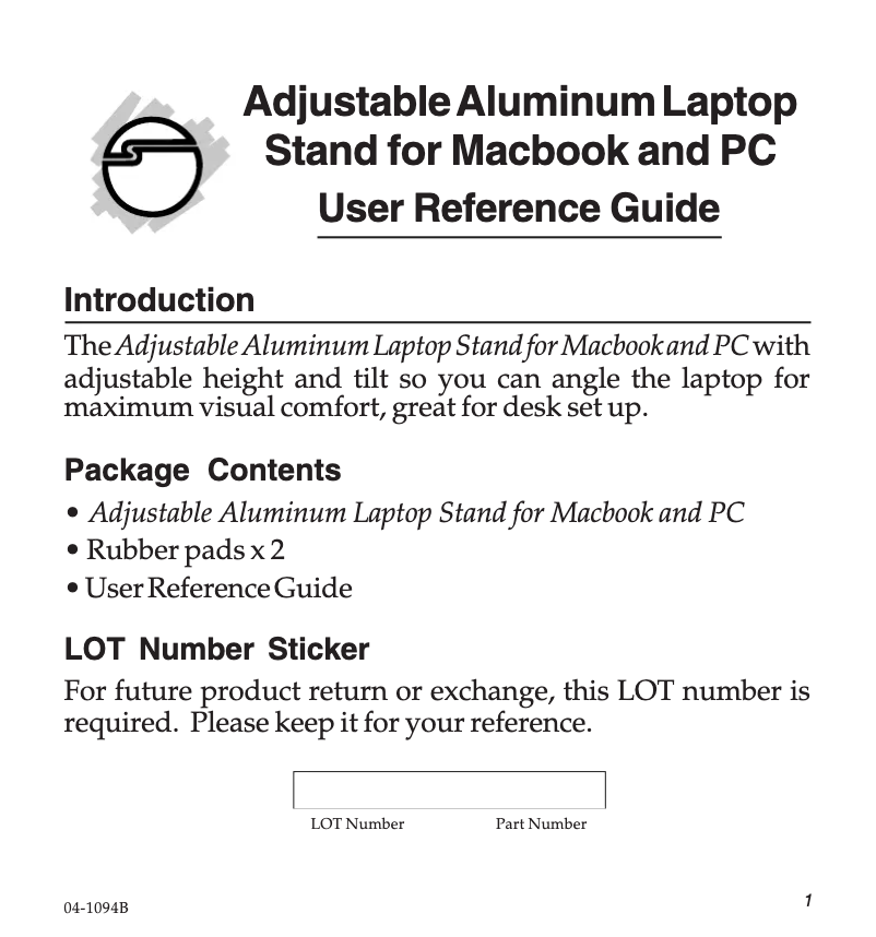 Page 1 de la notice Manuel utilisateur Siig CE-MT2C12-S1