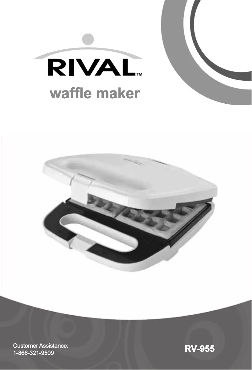 Page n°1 - Manuel utilisateur Rival RV-955