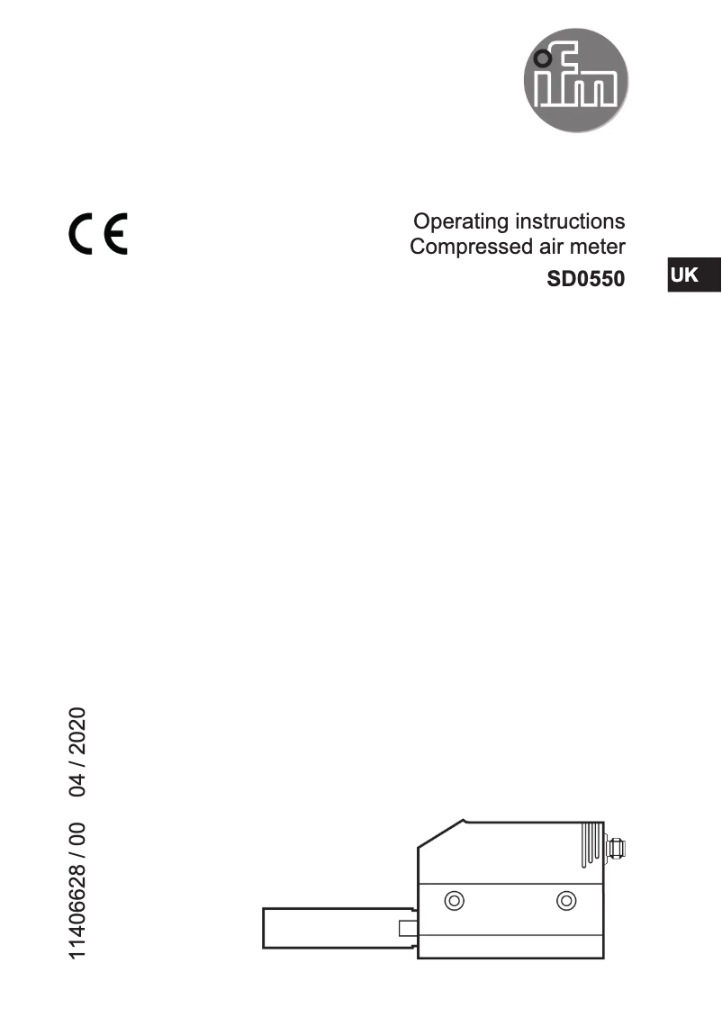 Image de la première page du manuel de l'appareil SD0550