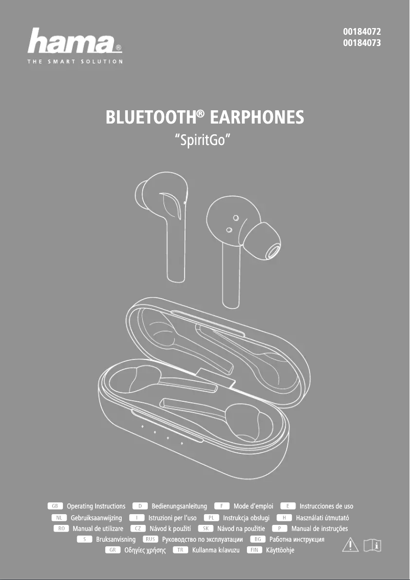 Page 1 de la notice Manuel utilisateur Hama Spirit Go