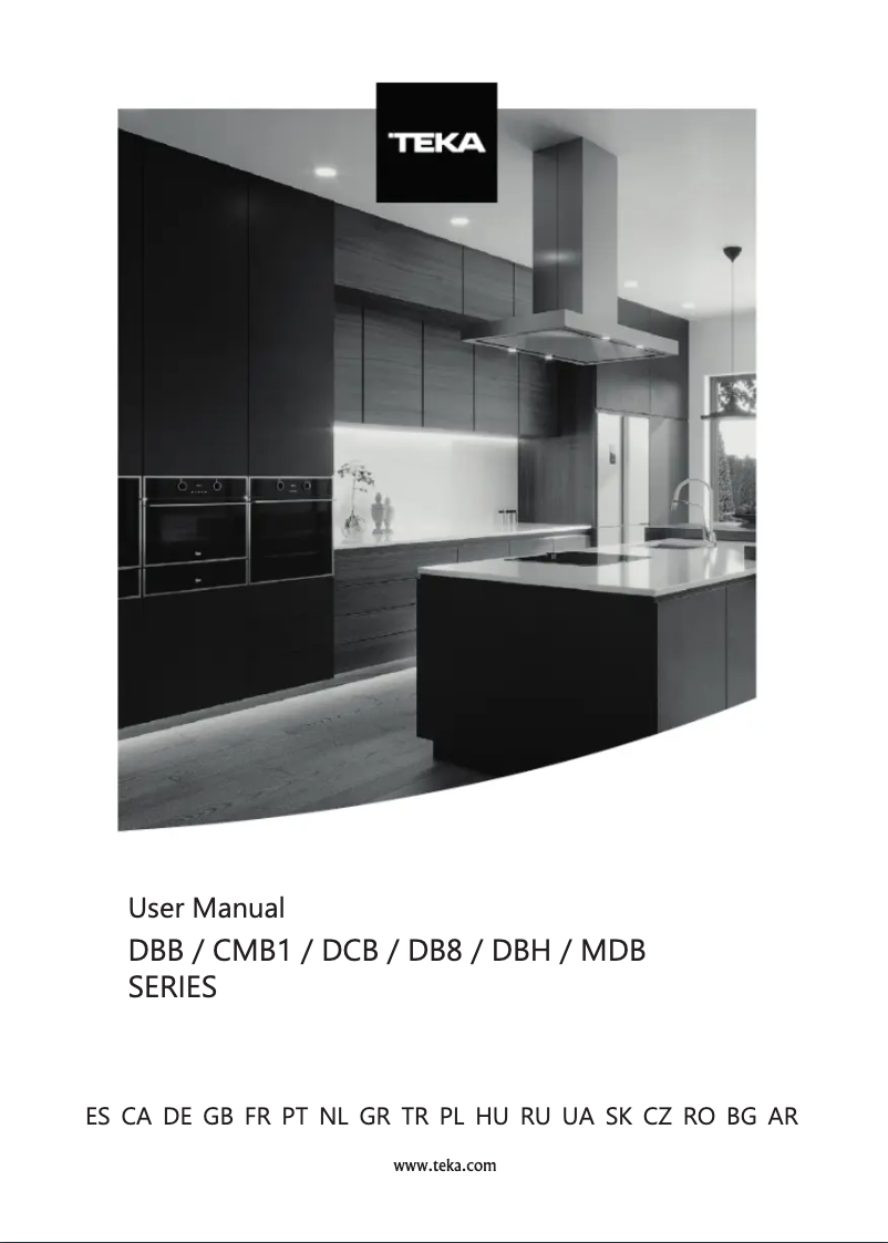 Page n°1 - Manuel utilisateur Teka DBB 60 HP