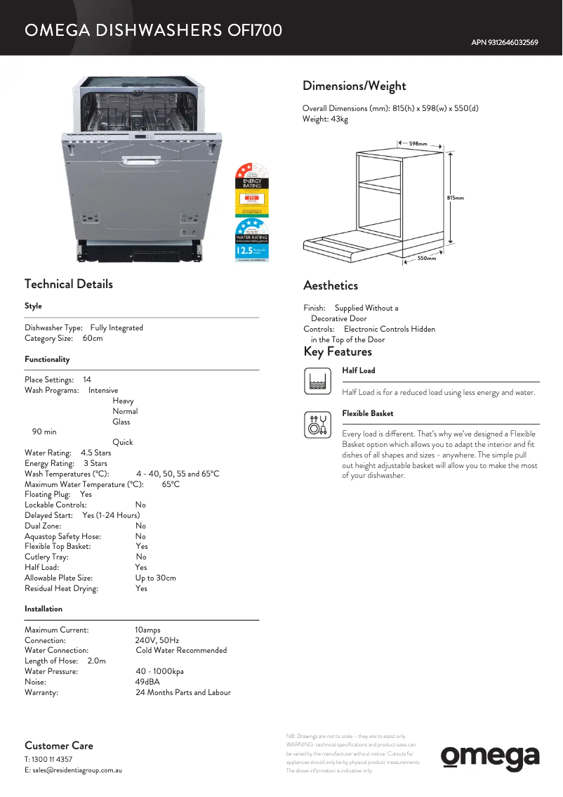 Image de la première page du manuel de l'appareil OFI700
