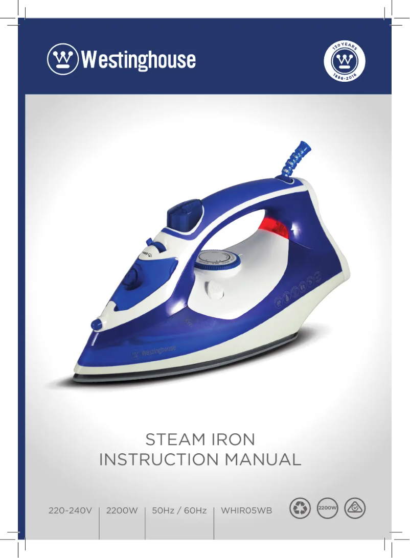 Image de la première page du manuel de l'appareil WHIR05WB