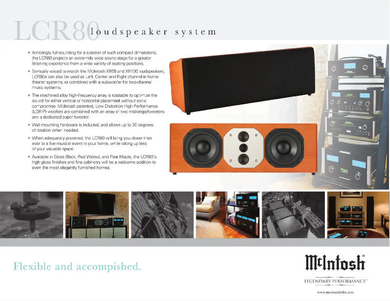 Image de la première page du manuel de l'appareil LCR80