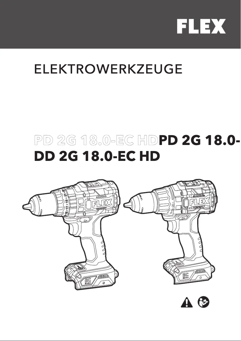 Page n°1 - Manuel utilisateur Flex DD 2G 18.0-EC HD