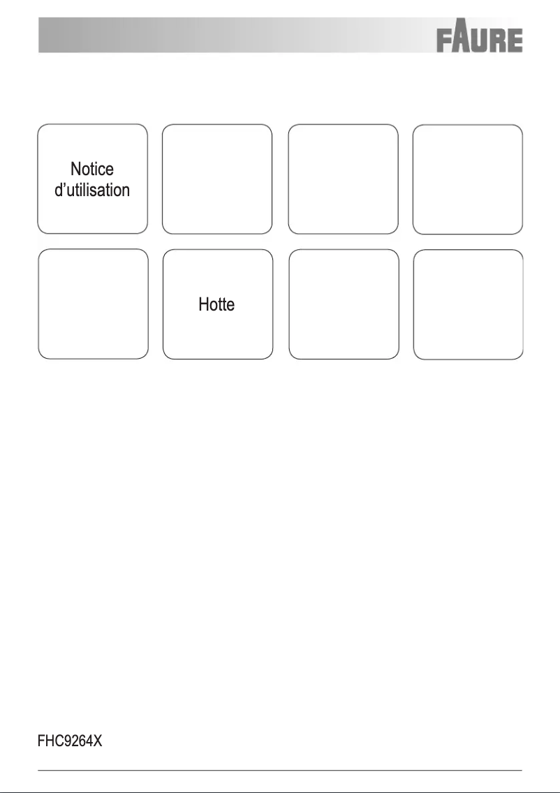 Page n°1 - Manuel utilisateur Faure FHC9264X