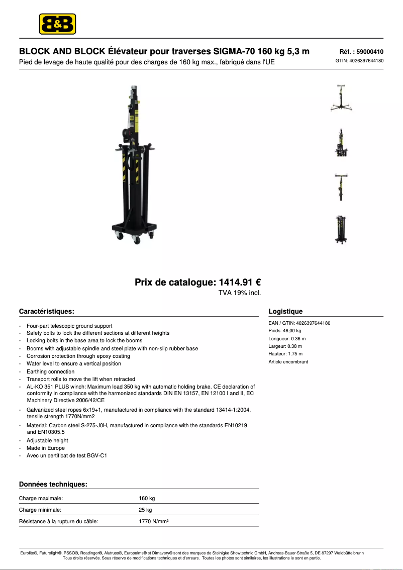 Image de la première page du manuel de l'appareil SIGMA-70