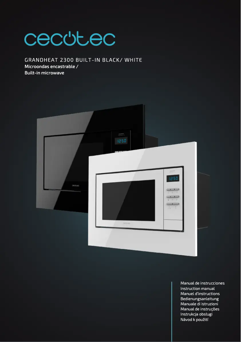 Page n°1 - Manuel utilisateur Cecotec GrandHeat 2300 Built-In