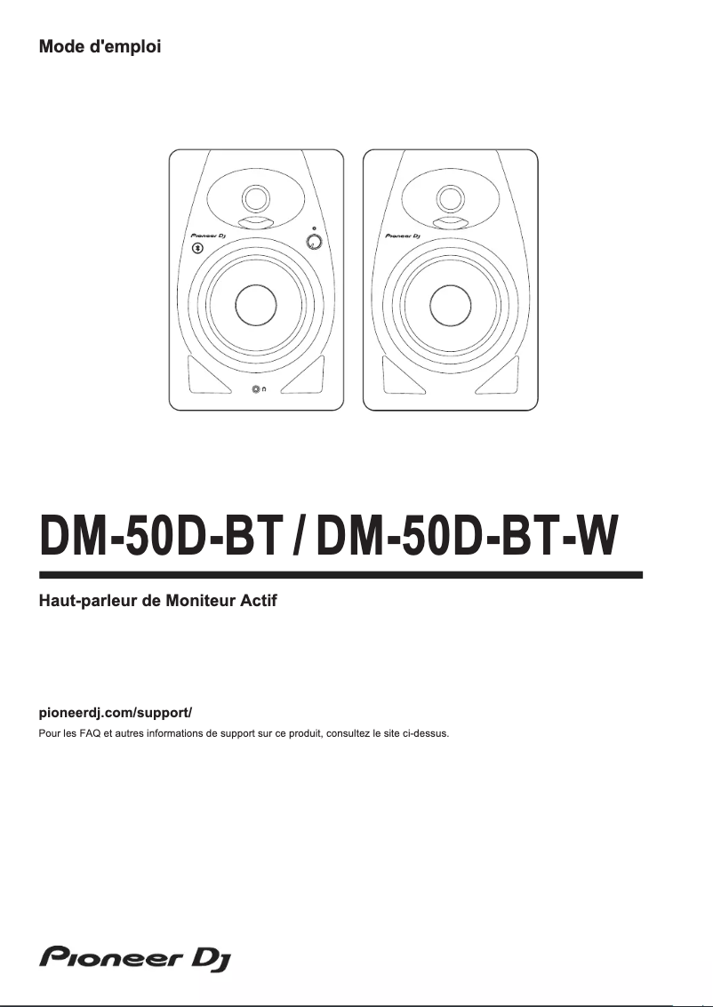 Página 1 del manual Guía de inicio rápido Pioneer DM-50D-BT