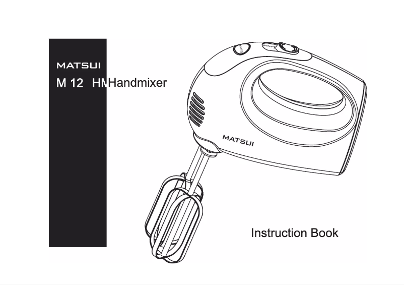 Page 1 de la notice Manuel utilisateur Matsui MHM120