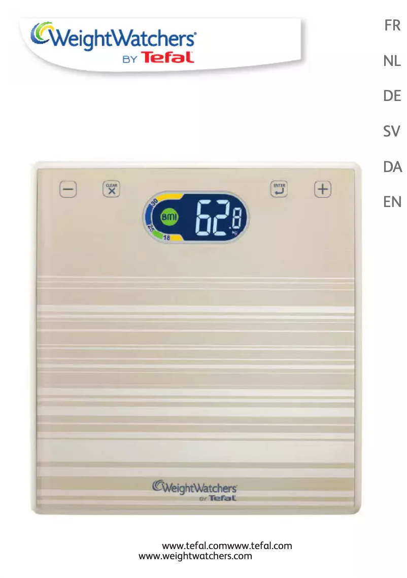 Página 1 del manual Manual de usuario Tefal Weight Watchers WZ5000F0