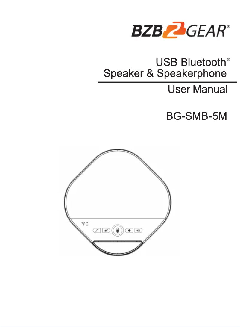 Image de la première page du manuel de l'appareil BG-SMB-5M