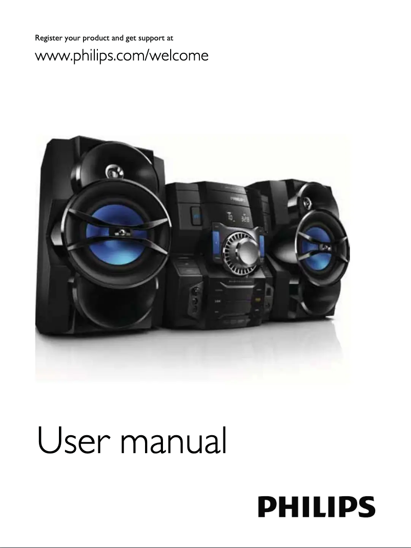 Página 1 del manual Manual de usuario Philips FWM3500