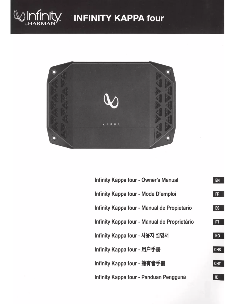 First page image of the manual for Kappa Four