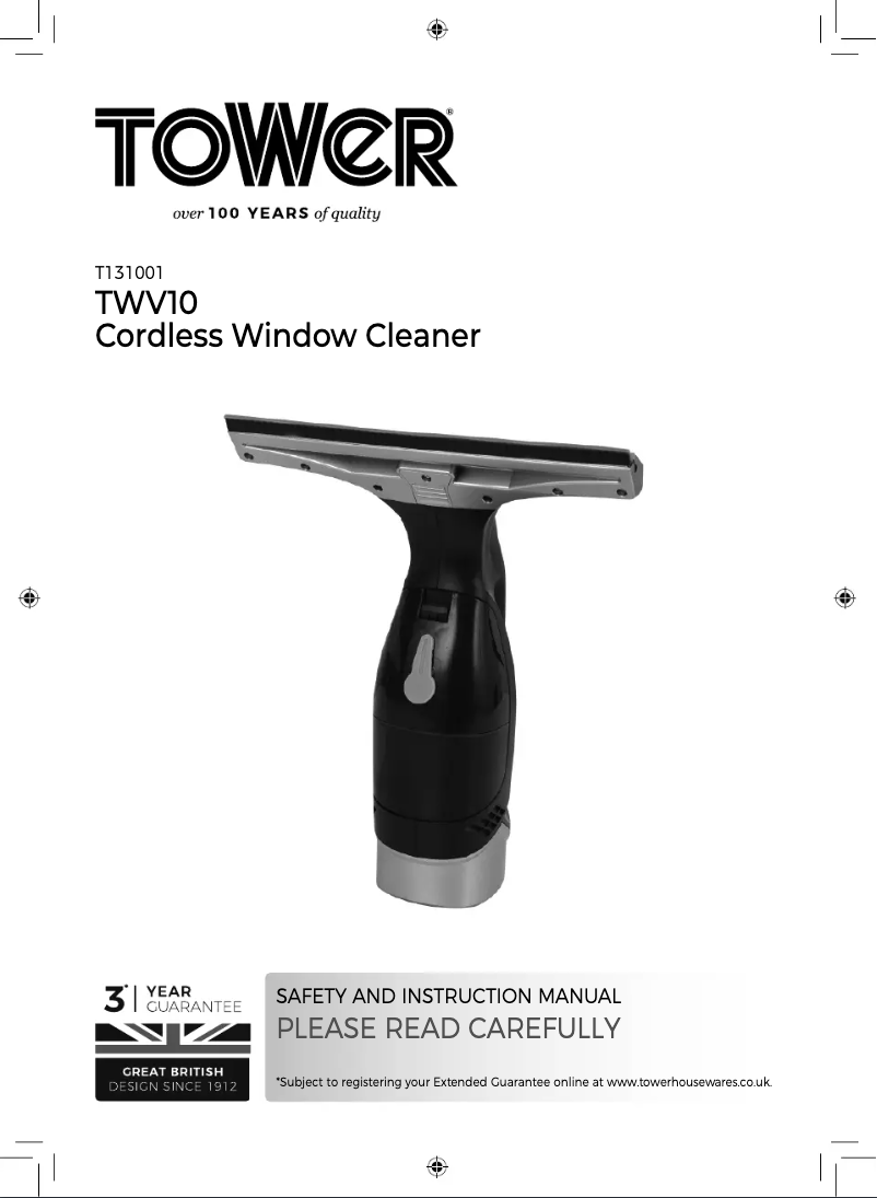 Page 1 de la notice Manuel utilisateur Tower T131001