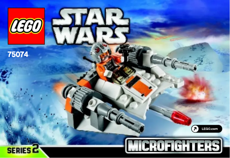 Page n°1 - Manuel utilisateur Lego Star Wars Microfighters 75074