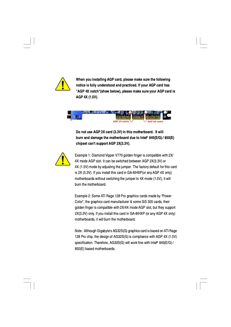 Page 1 de la notice Manuel utilisateur Gigabyte GA-8IHXP