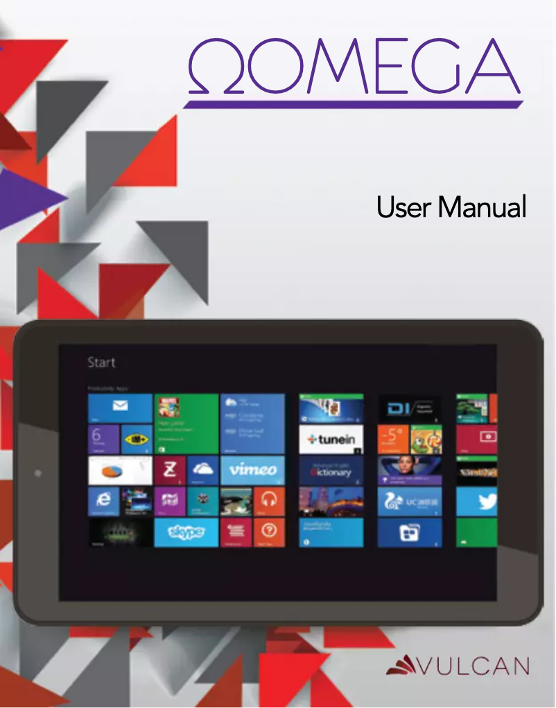 Image de la première page du manuel de l'appareil Omega II