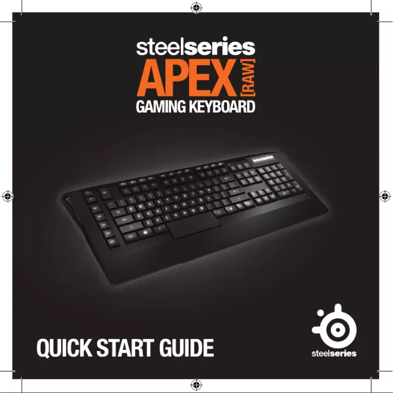 First page image of the manual for Apex RAW