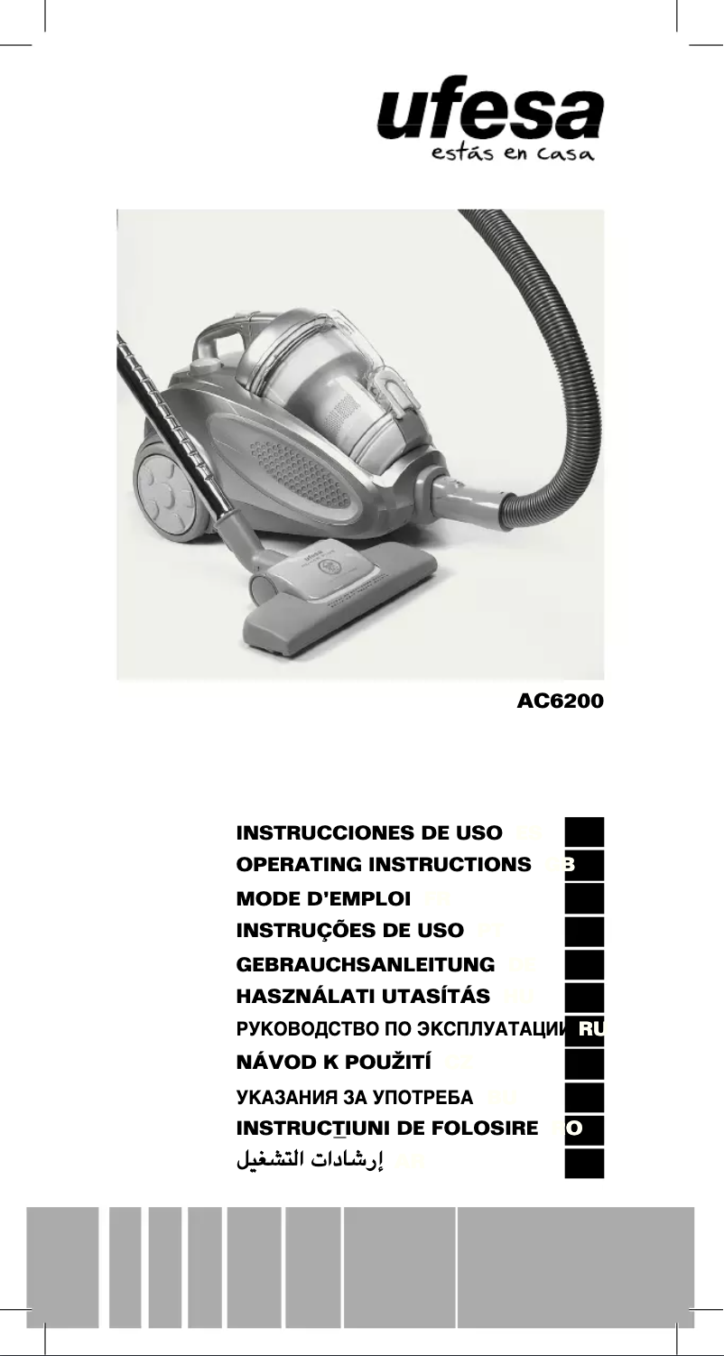 Image de la première page du manuel de l'appareil AC6200