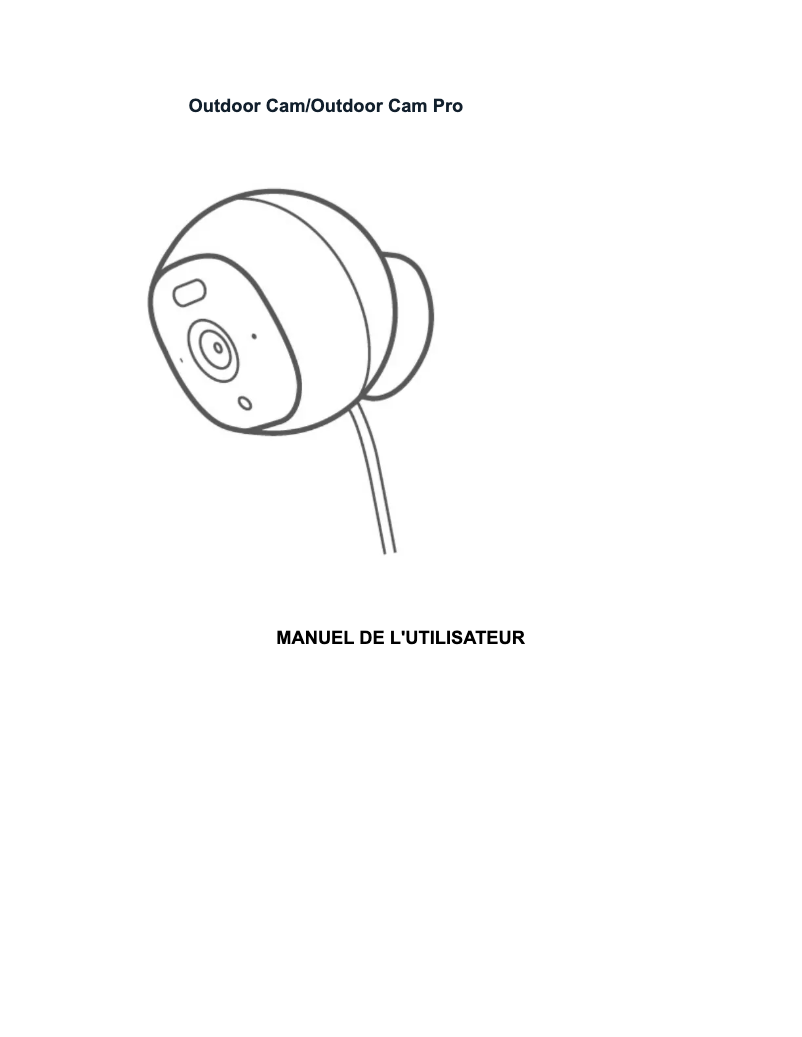 Página 1 del manual Manual de usuario Eufy Outdoor Cam Pro