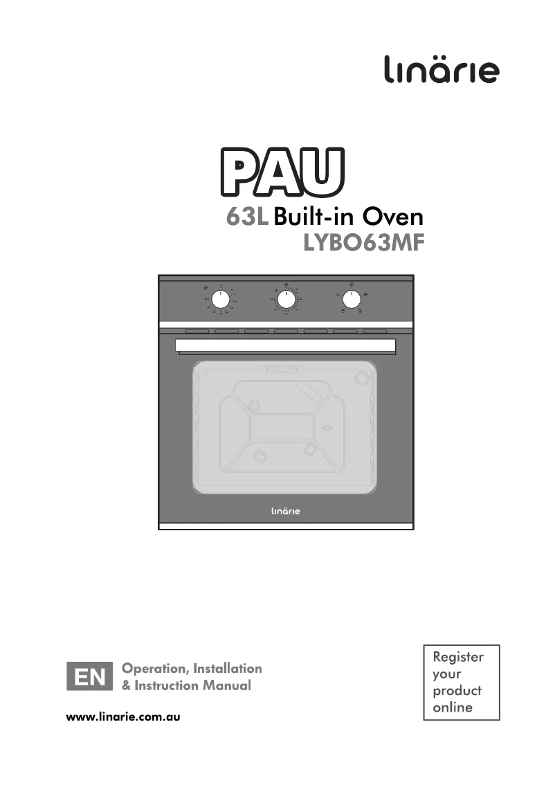 Page 1 de la notice Manuel utilisateur Linarie Pau LYBO63MF