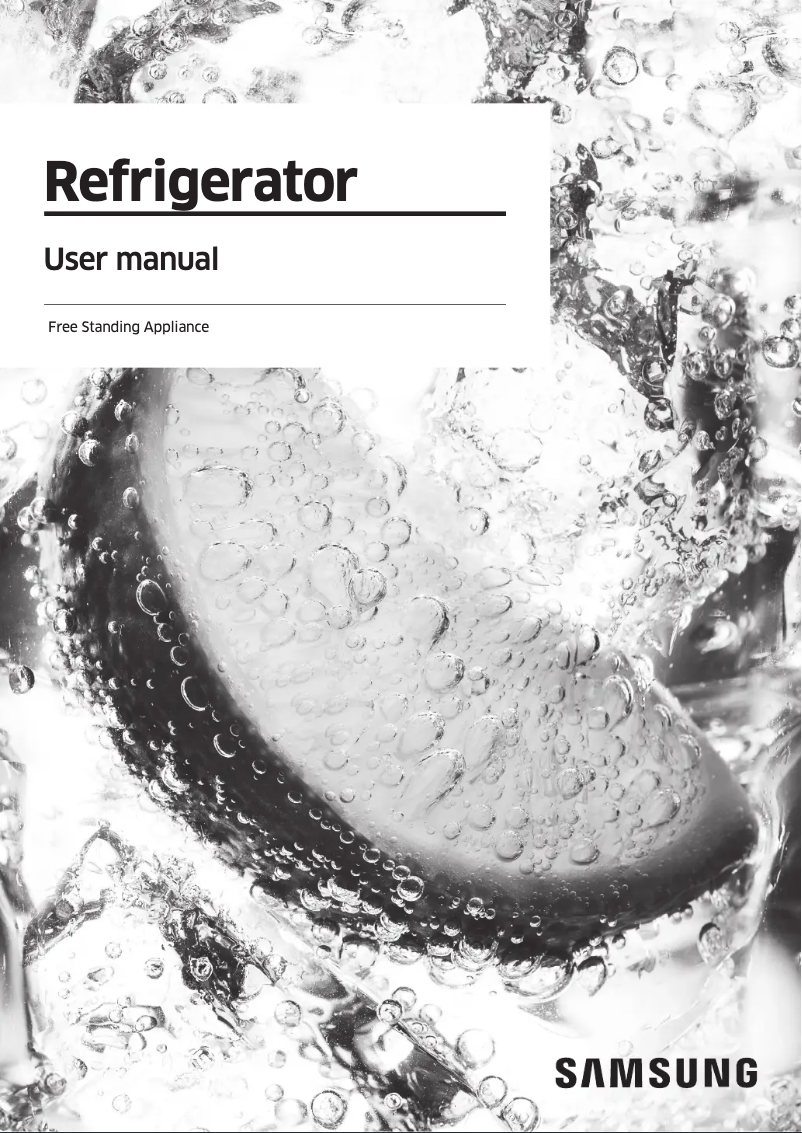 Page n°1 - Manuel utilisateur Samsung RS64R5331B4