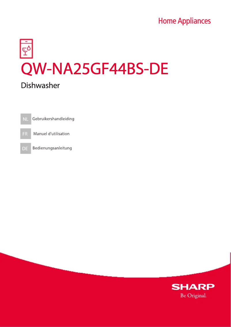 Page n°1 - Manuel utilisateur Sharp QW-NA25GF44BS-DE