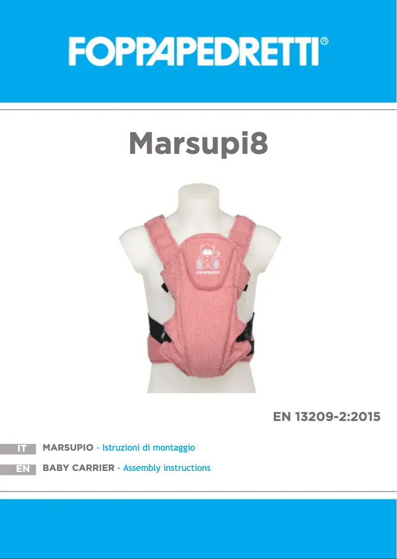 Page n°1 - Manuel utilisateur Foppapedretti Marsupi8