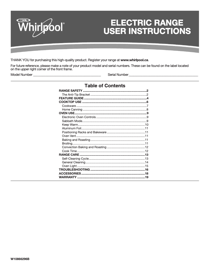 Página 1 del manual Manual de usuario Whirlpool YWFE520S0FS